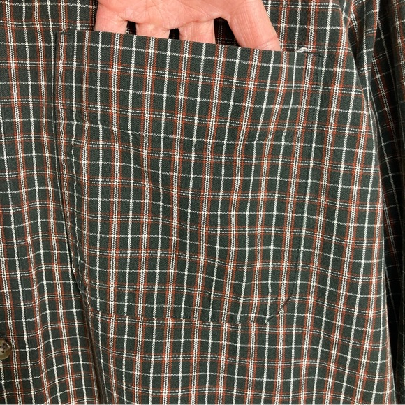 Eddie Bauer Plaid Button Down Long Sleeve Shirt Size Medium - Picture 7 of 9